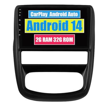 Imagem de RoverOne Central Multimídia para Renault Duster 2010-2015 para Nissan Terrano 2014-2020 com CarPlay Android Auto Navegação GPS Bluetooth Radio Estéreo WiFi