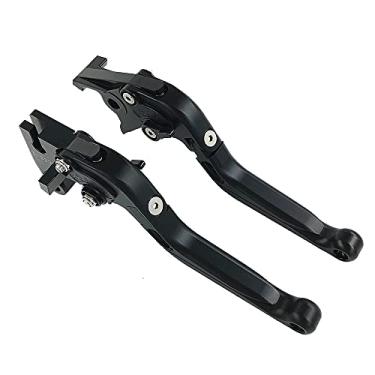Imagem de Acc-Creativity Conjunto de alavancas de freio de embreagem esquerda e direita CNC compatível com Triumph Bobber 2017-2020 T120 2016-2020 T100 2001-2020 (preto)