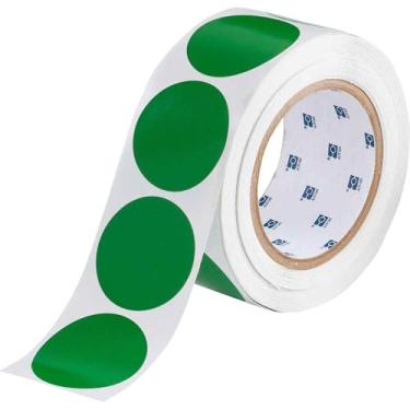 Imagem de Brady 121040, B7569 pontos de marcação de corredor 5 cm, verde (500 por embalagem)