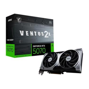 Imagem de Placa de Vídeo MSI GeForce RTX 5070 12G VENTUS 2X OC,12 GB GDDR7, 28Gb
