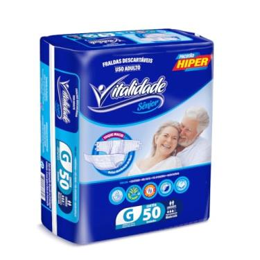 Imagem de Fralda Descartável Geriátrica Prevent Care Pacotão Revenda Fita (TAMANHO G 50 UNIDADES 70 a 85kg)