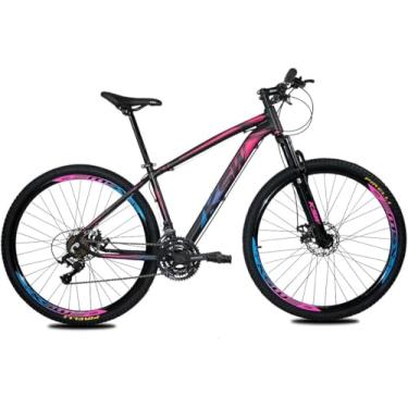 Imagem de BICICLETA ARO 29 KSW XLT COLOR - 24 VELOCIDADES (Pink/Azul, 21)