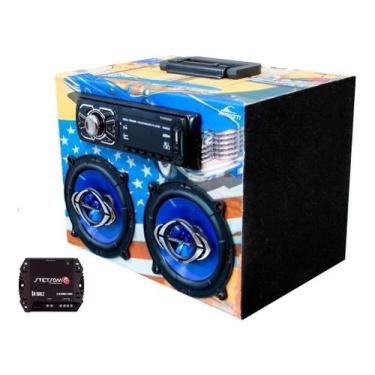 Imagem de Caixa Som Bluetooth Pen Drive Hurricane Modulo Stetsom 160w - OESTESOM