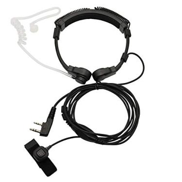 Imagem de Microfone de garganta flexível, tubo acústico, fone de ouvido tático Walkie Talkies, fone de ouvido com dedo PTT é compatível com Retevis H-777 Baofeng Uv-5r 666s 777s 888s Kenwood Pro-Talk XLS 2