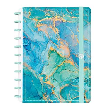 Imagem de Caderno De Disco ISCOOL Inteligente G Mármore Turquesa
