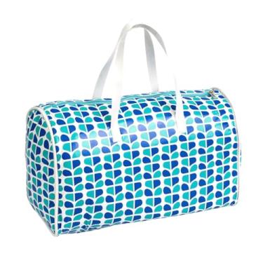 Imagem de Bolsa Térmica Multiuso Impermeável, 3 Tamanhos com Capacidades de 8L/15L/25L, Cores Lisas e Estampadas (Azul Estampada, M (15 Litros))