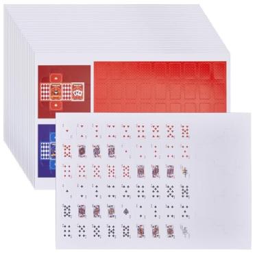 Imagem de SUPERFINDINGS 30 Decks Miniature Poker Card Game Mini Playing Cards Tiny Cards Deck Travel Poker Deck Compact Novelty Game for Dollhouse Microcosm Decor Party Game Supply Novelty Gift