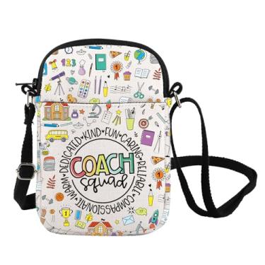 Imagem de Bolsa tiracolo Instructional Coach Gift Coach Assistant Team Messenger Bag Coaching Mentor, C-squad Cb