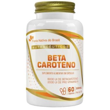 Imagem de Beta Caroteno 60 cápsulas - Flora Nativa - Flora Nativa do Brasil