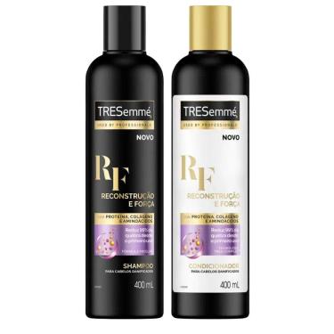 Imagem de Kit Shampoo + Condicionador TRESemmé Reconstrução E Força Cabelos Mais Fortes e Resiste...