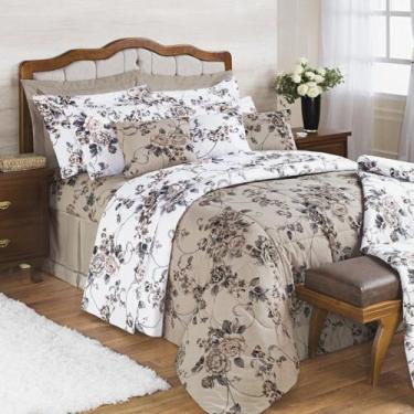Imagem de Edredom Casal Padrão Desire Percal 200 Fios 100% Algodão 5 Peças - Sam