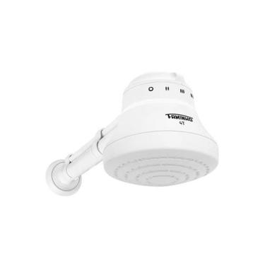 Imagem de Ducha Fame Faminho 4 Temperaturas Com Cano 220V 6800W, Branco, 220V