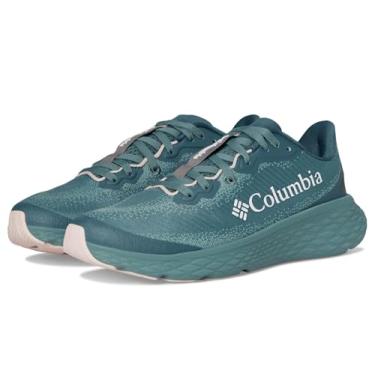 Imagem de Columbia Tênis de corrida feminino Konos Featherweight, Metal/Pink Haze, 7.5 Wide