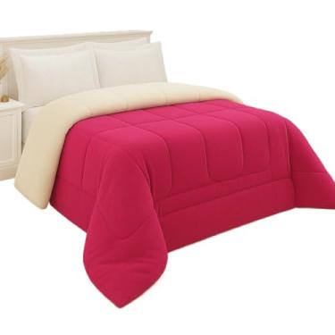 Imagem de Cobertor Queen Dupla Face - Sherpa Aveludado + Pele de Carneiro Peludo - Casal Premium (Pink)