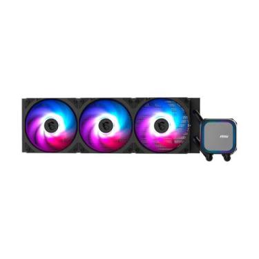 Imagem de Water Cooler MSI MAG Coreliquid A13, ARGB, 360mm, Intel e AMD, Preto -