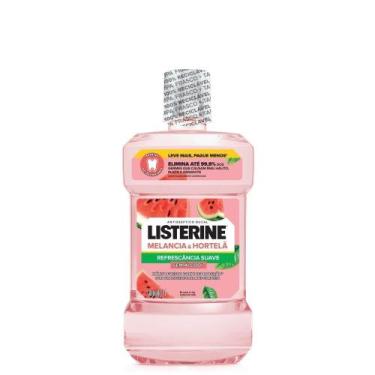 Imagem de Enxaguante Bucal Listerine Melancia & Hortelã Sem Álcool 1L - Johnson 