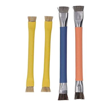 Imagem de Zaweliyo 4pcs Brush de Limpeza de Teclado, Escova de Placas -mãe de Computador, Escova de Limpeza Anti Estática, Kit de Pincel de Limpeza de Manutenção Eletrônica