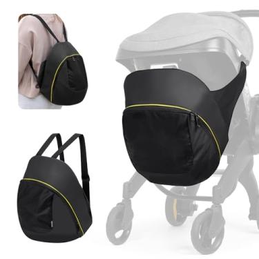 Imagem de Minne Baby Bolsa de Armazenamento Upperkids Compatível com Carrinho de Assento de Carro Infantil Doona, Acessórios para Carrinho, Bolsa para Fraldas de Grande Capacidade, Design com Zíper de Fácil Ace
