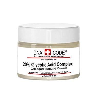 Imagem de Creme antienvelhecimento 20% complexo de ácido glicólico colágeno Reubild Cream com Argireline, Matrixyl 3000, CoQ10