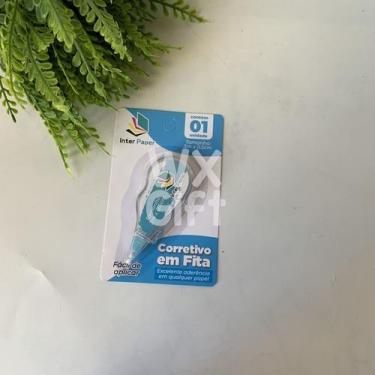 Imagem de Corretivo em Fita 3mx0,5cm - Interponte / WX Gift, Azul