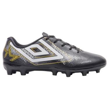 Imagem de Chuteira Umbro Campo Heatmap Masculina Original, 43, Preto, Dourado, M