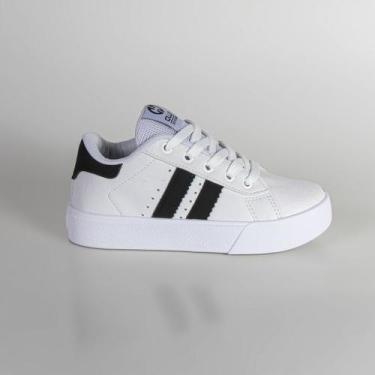 Imagem de Ollie Tenis Casual Inf Mno Space2inf Preto, Branco, 501, 33