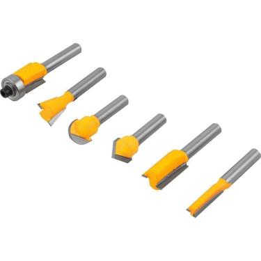 Imagem de Jogo De Fresas Para Madeira Com 6 Peças - Vonder