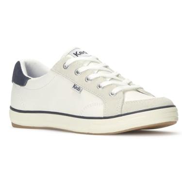 Imagem de Keds Tênis feminino Center III de lona com cadarço, Blazer branco/azul marinho, 38