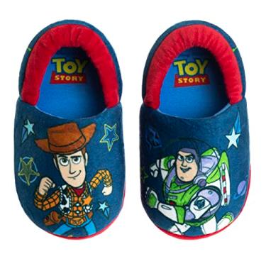 Imagem de Disney Chinelos de Toy Story Buzz and Woody para crianças (bebés/crianças), azul-marinho - vermelho, UE 28/30