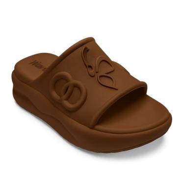 Imagem de Cloud Lady Slippers Conforto luxuoso Sandálias com plataforma Sapatilhas Cloud para senhora(Marrom,38)