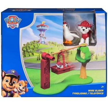 Imagem de Patrulha Canina Mini Playset Escorregador Aereo Marshall Vermelho SUNNY 4856