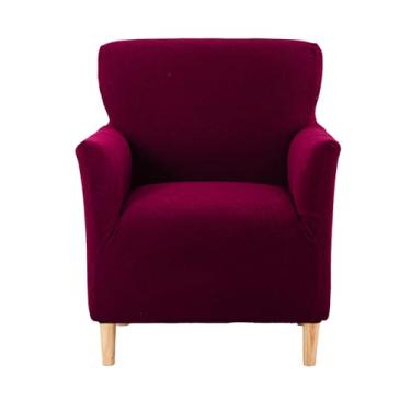 Imagem de CRFATOP 1 capa de cadeira elástica com braços Jacquard Accent capa de cadeira poltrona flor macia banquete capas laváveis para cadeira de sala de estar, escritório, recepção, sofá de leitura, B15