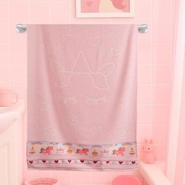 Imagem de Toalha Infantil De Banho 100% Algodão Macia Alta Absorção Para Bebê e Criança