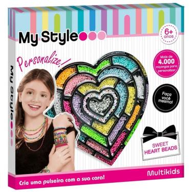 Imagem de Kit Miçangas My Style Sweet Heart Beads Multikids - BR1275