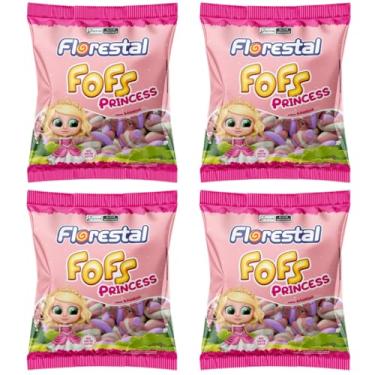 Imagem de Kit 4 Pacotes Marshmallow Fofs Princess Twist 220g Florestal