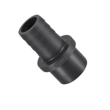 Imagem de Unifizz 1 peça 25 mm x 20 mm (2.5 cm x 3/10.2 cm) adaptador de mangueira farpada PVC conector de tubo reto preto para aquário e sistemas de água