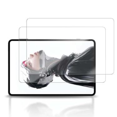 Imagem de YAJOJO Pacote com 2 protetores de tela para tablet gamer RedMAGIC Astra 23.0 cm, vidro temperado de dureza 9H para ZTE Nubia RedMAGIC Tablet 3 Pro, antiarranhões, sem bolhas, clareza HD