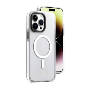 Imagem de Gshield Capa Case Capinha Premium de Policarbonato Fosco Translúcido Compatível com MagSafe para (iPhone 14 Pro Max, Transparente)