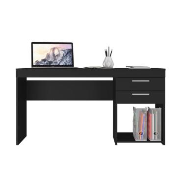Imagem de Mesa Office 2 Gavetas Notável Preto