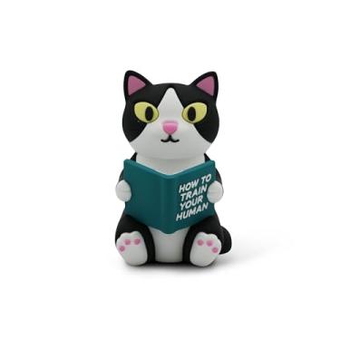 Imagem de GOOFBALLS Pequenos leitores – Estatuetas fofas para estantes, mesas, terrários e decoração de casa – Estátuas de animais que adoram livros – Gato