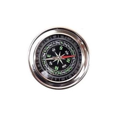 Imagem de Bússola Profissional 6 cm - Metal para Camping, Pesca e Trilha - Ideal para Bolso e Aventuras (2)