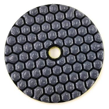 Imagem de 7 peças de almofada de polimento a seco de 100 mm de 10 cm tipo afiado de diamante para disco de lixa de mármore de granito para pedras BYYINGS(800)