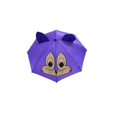 Imagem de Guarda-Chuva Infantil Bichinhos Automatico Apito Roxo