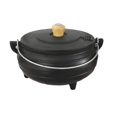 Imagem de Panela De Ferro Calderão De Bruxa Tripé 1,6 Lts Com Tampa