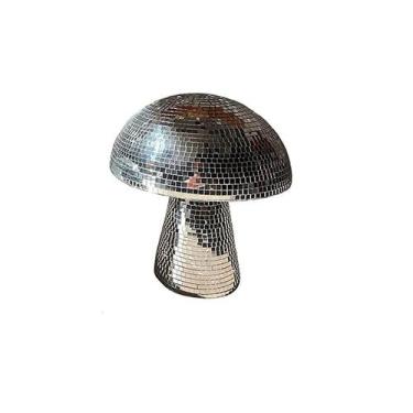 Imagem de Bola de discoteca de cogumelos para decoração de mesa de sala de festa