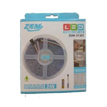 Imagem de Fita Sequencial de LED 24V Branco frio 5M - GENÉRICA