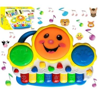 Imagem de Piano Infantil Educativo De Brinquedo Interativo - Atena