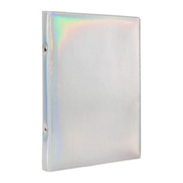 Imagem de Album De Fotos 15X21/80 Holográfico-Prata Pop Festa Menina