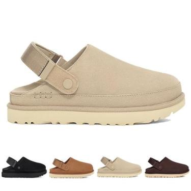 Imagem de Tamancos Hexnart Fashion, plataforma ajustável para mulheres, damasco