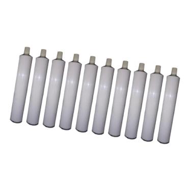 Imagem de Colaxi Tubos de tinta de alumínio vazios, armazenamento de pasta de dente, frascos compactos portáteis para embalagem de amostras, potes para armazenamento, 10 Unidades de 120ml